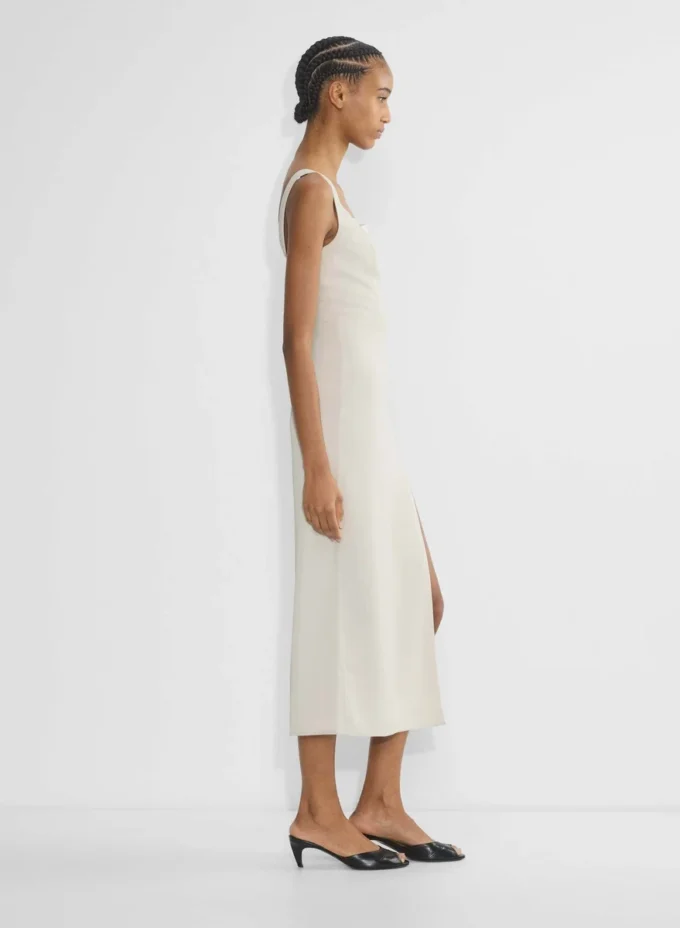 90s Slit Satin Midi Dress 90s Slit Satin Midi Dress