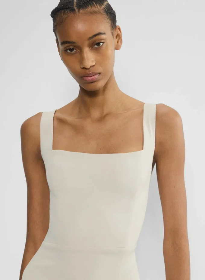 90s Slit Satin Midi Dress 90s Slit Satin Midi Dress