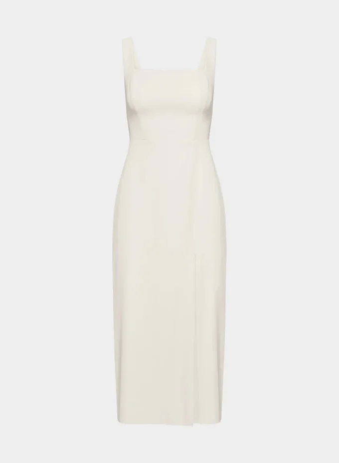 90s Slit Satin Midi Dress 90s Slit Satin Midi Dress