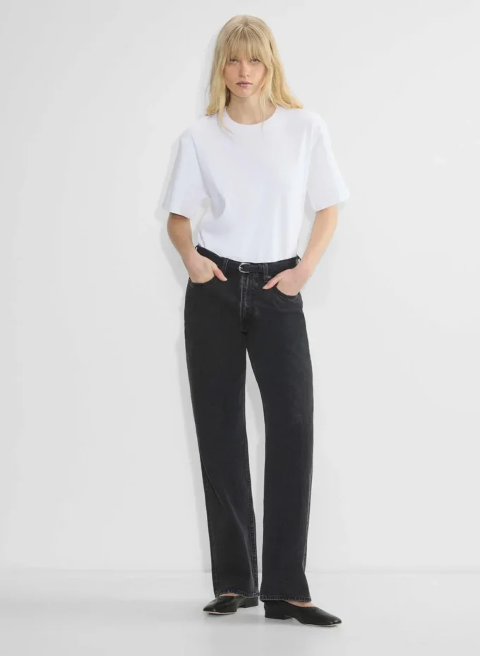 Accent Solid Brass Leather Slim Belt Accent Solid Brass Leather Slim Belt