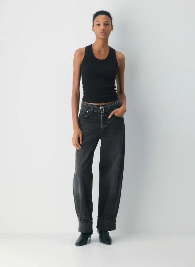 AGOLDE Cuffed Taper Jean