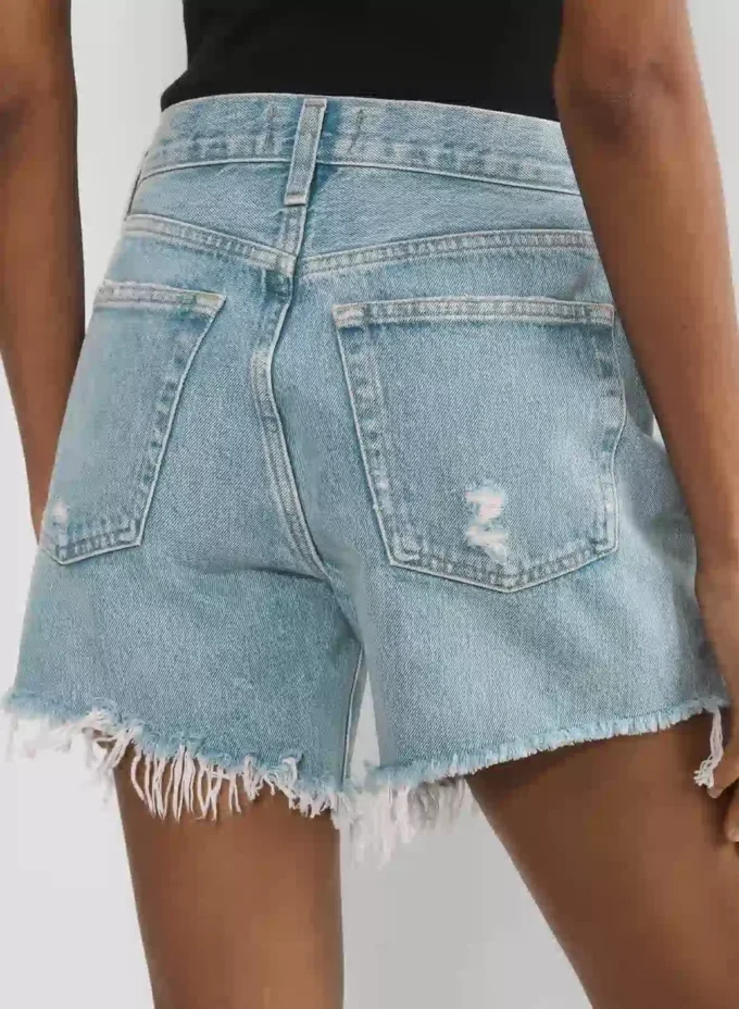 AGOLDE Parker Long Jean Short