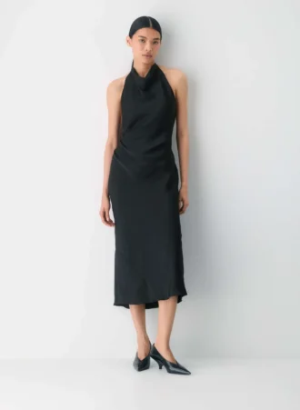 Audience Satin Halter Dress