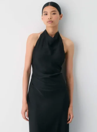 Audience Satin Halter Dress