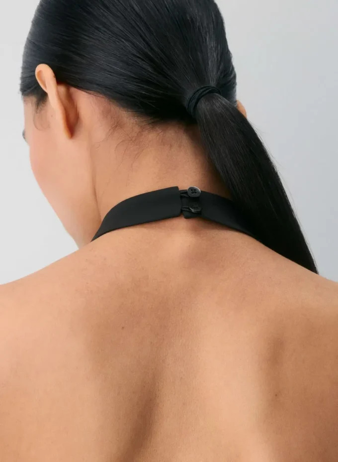 Audience Satin Halter Dress