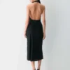 Audience Satin Halter Dress