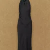 Audience Satin Halter Dress