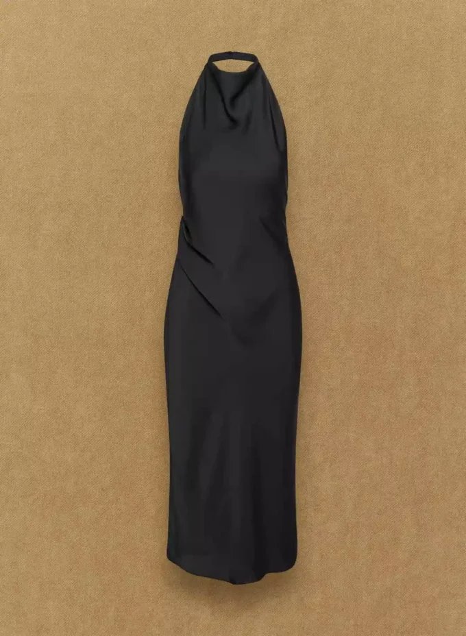 Audience Satin Halter Dress