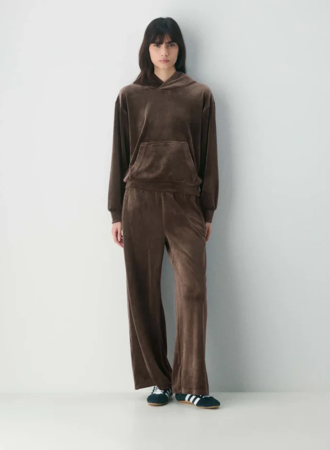 Audrina Velour Hoodie