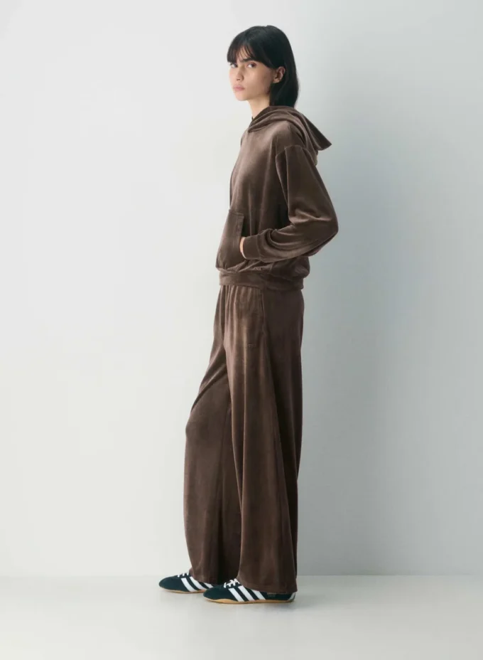 Audrina Velour Hoodie