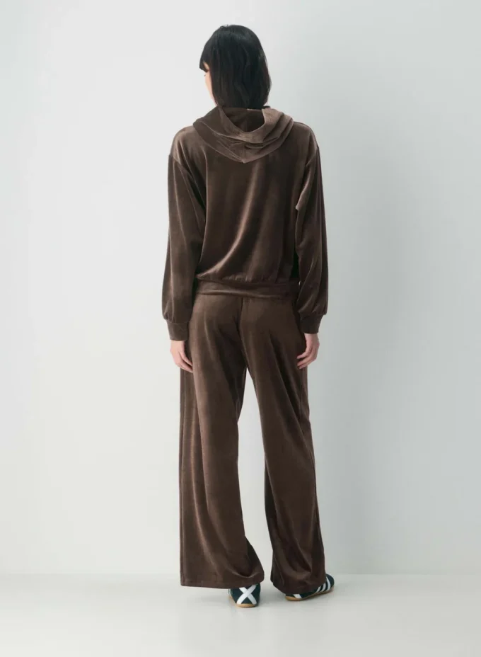 Audrina Velour Hoodie