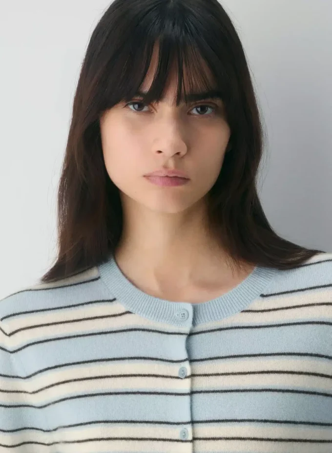 Bare Cashmere Crew Cardigan