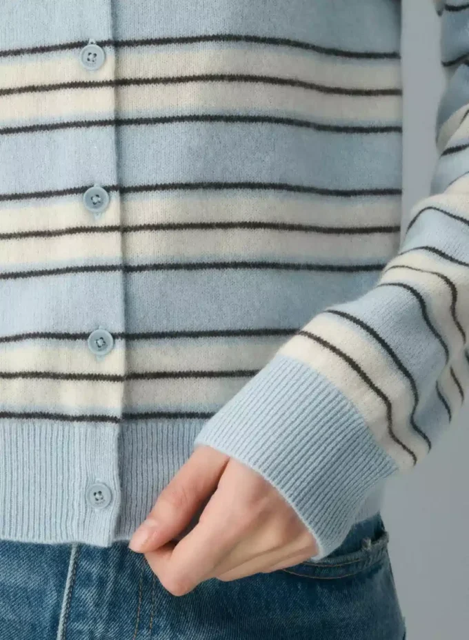 Bare Cashmere Crew Cardigan