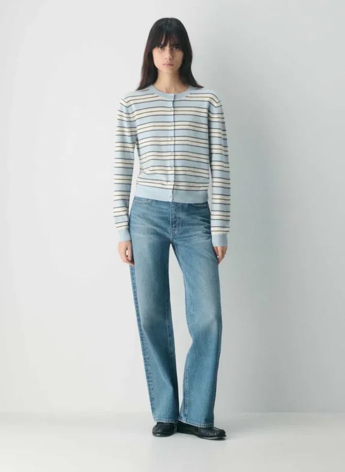 Bare Cashmere Crew Cardigan