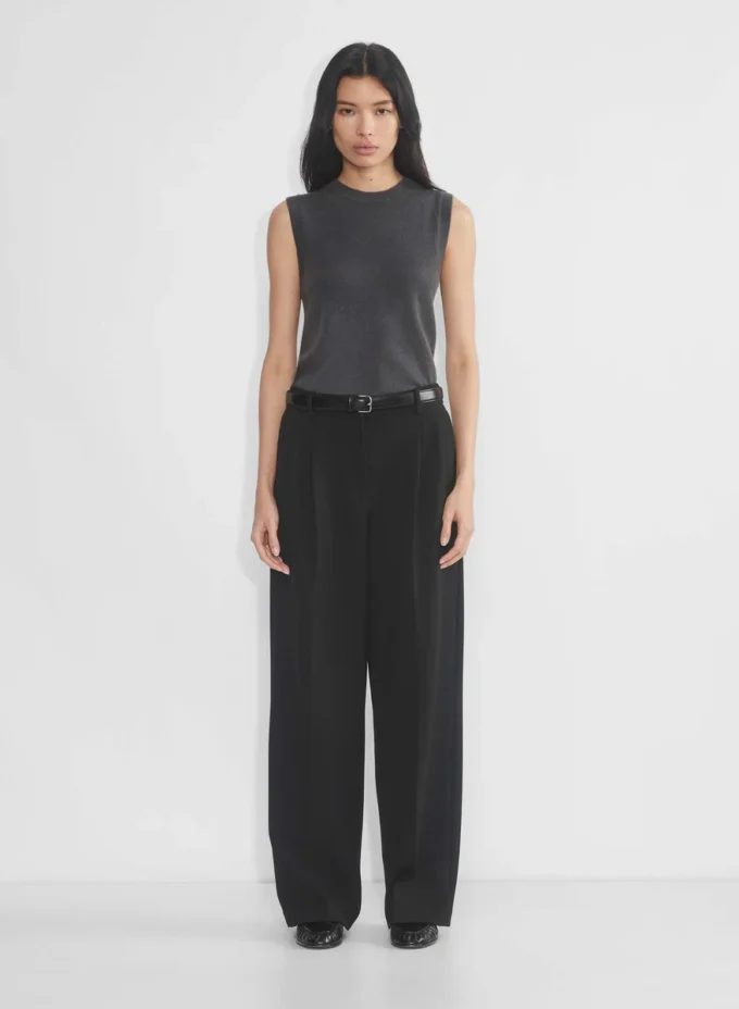 Bare Cashmere Crew Sweater Vest