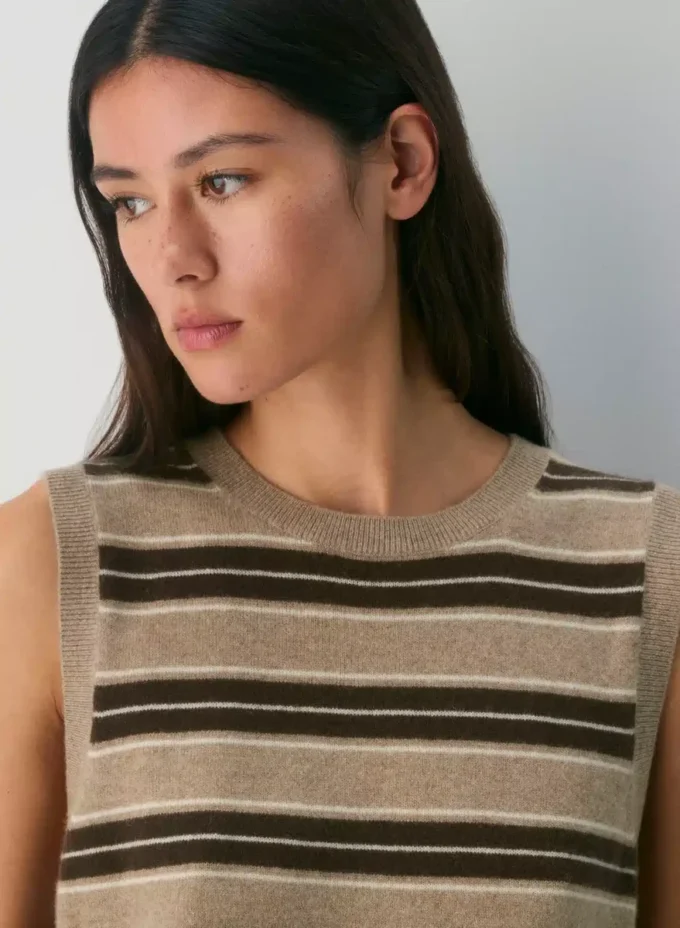 Bare Cashmere Crew Sweater Vest Bare Cashmere Crew Sweater Vest