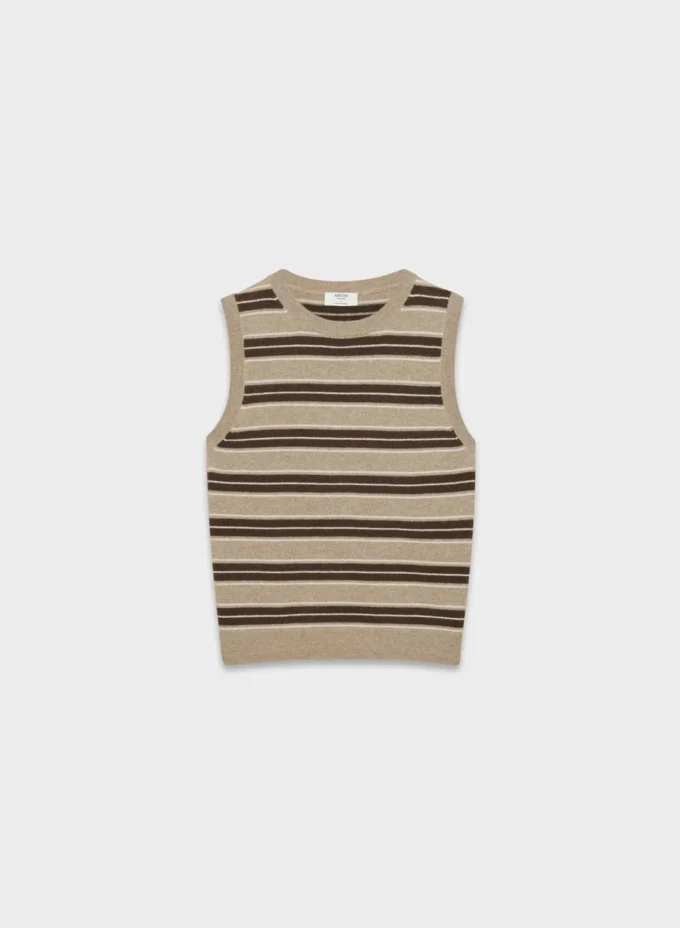 Bare Cashmere Crew Sweater Vest Bare Cashmere Crew Sweater Vest