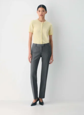 Bare Cashmere Shortsleeve Crew Cardigan