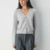 Bare Cashmere V-neck Cardigan