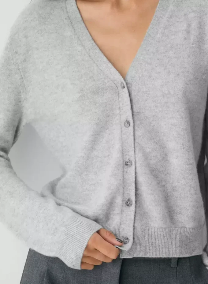 Bare Cashmere V-neck Cardigan