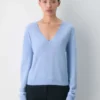 Bare Cashmere V-neck Sweater
