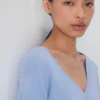 Bare Cashmere V-neck Sweater