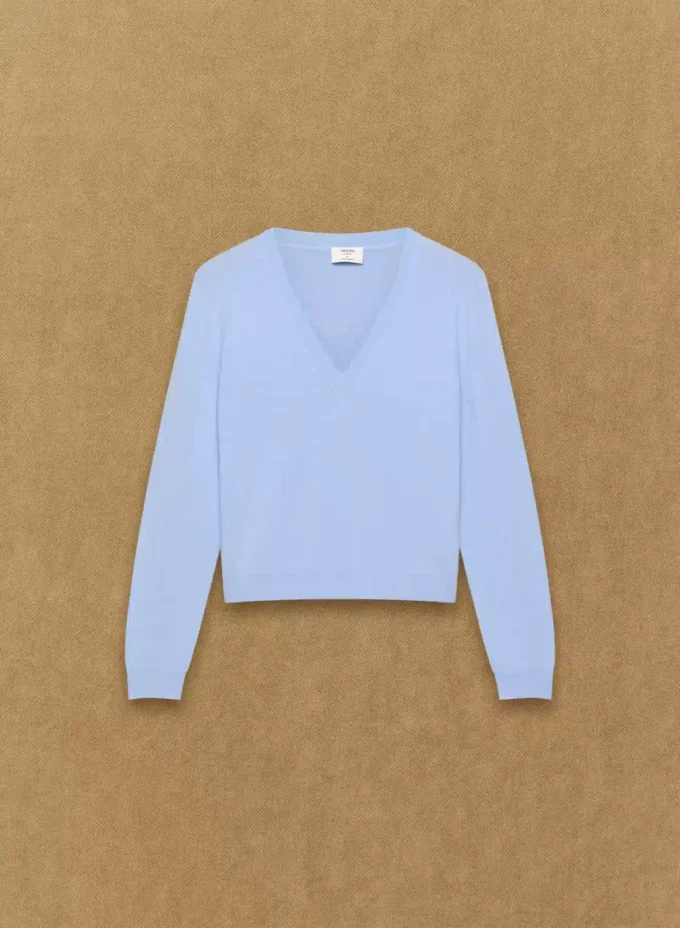 Bare Cashmere V-neck Sweater