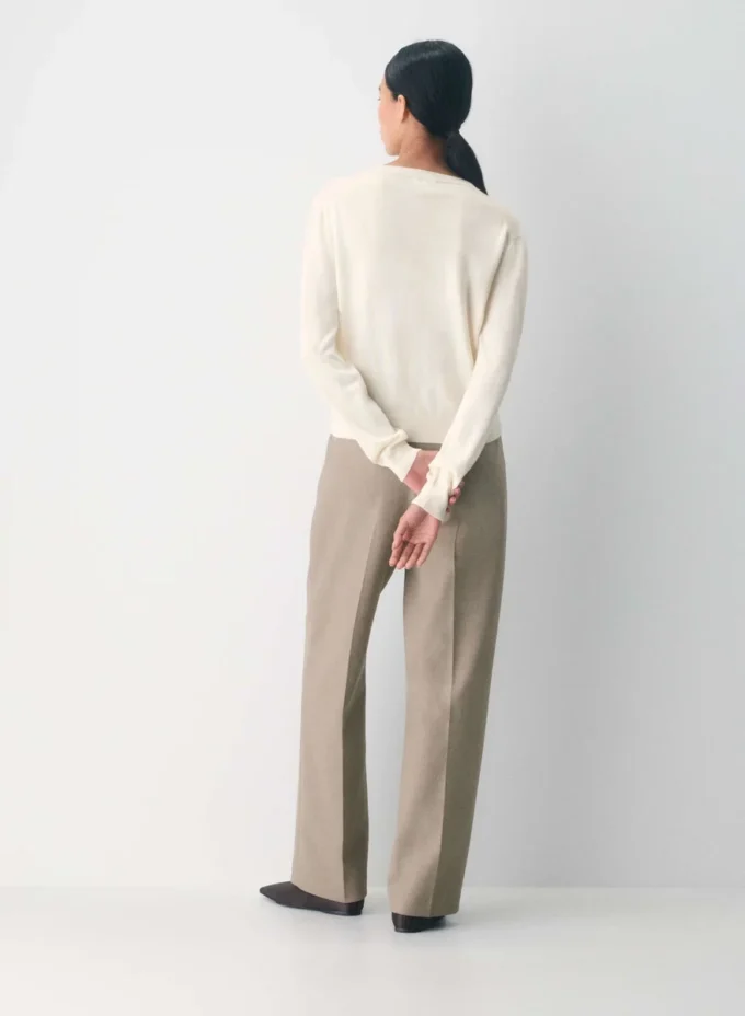 Bare Merino Wool Crew Cardigan