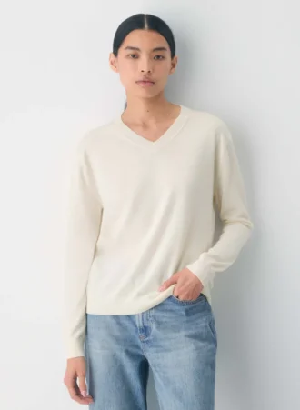 Bare Merino Wool V-neck Sweater