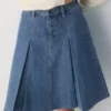 Billet Denim Skirt