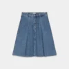 Billet Denim Skirt