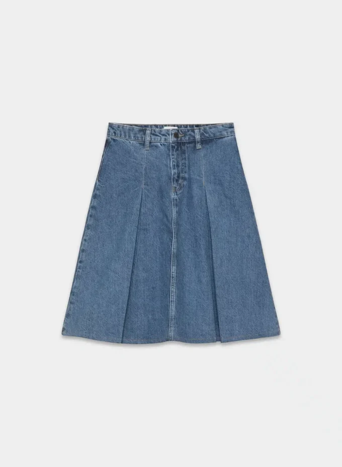 Billet Denim Skirt