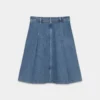 Billet Denim Skirt