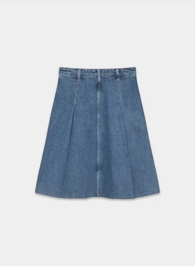 Billet Denim Skirt