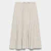Bouquet Linen Skirt