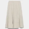 Bouquet Linen Skirt