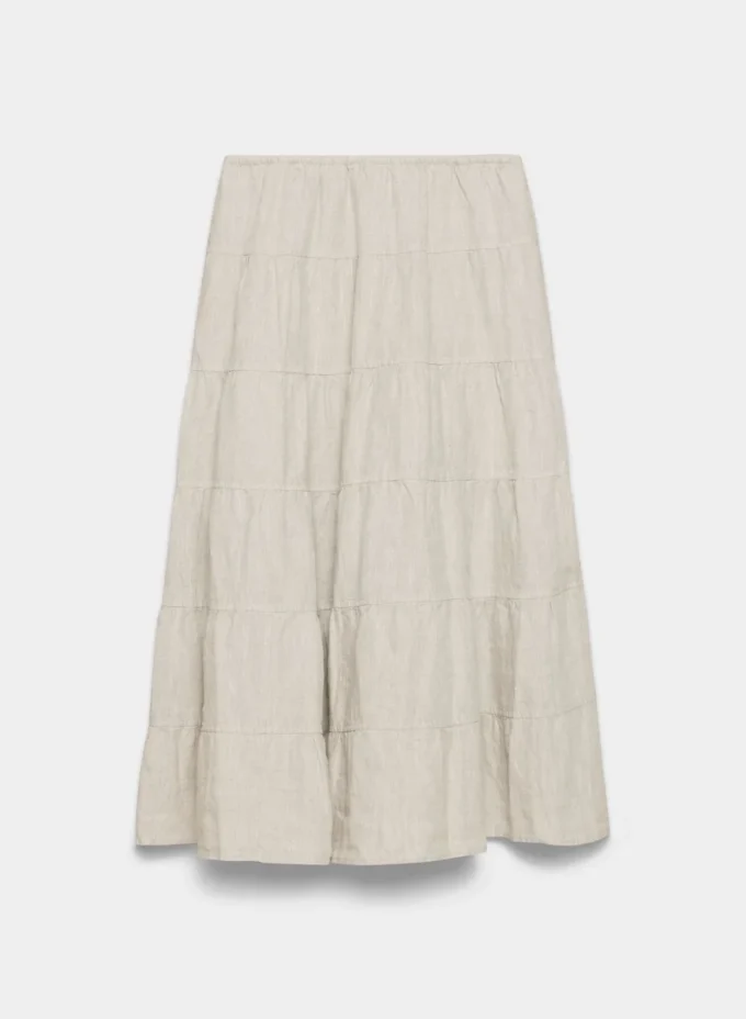 Bouquet Linen Skirt