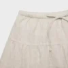 Bouquet Linen Skirt