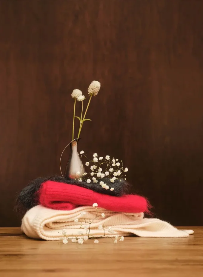 Brushed Cashmere Cuffed Beanie