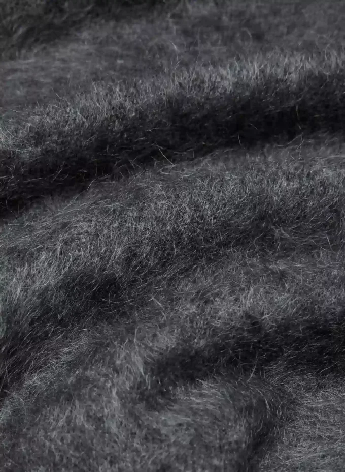 Brushed Cashmere Relaxed Turtleneck Tank