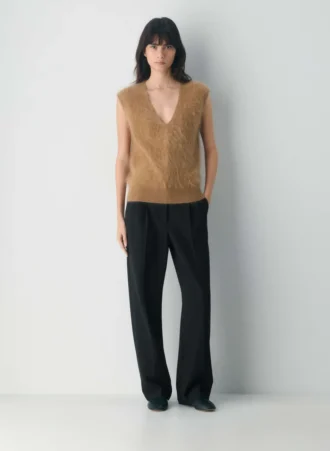 Brushed Cashmere Sweater Vest