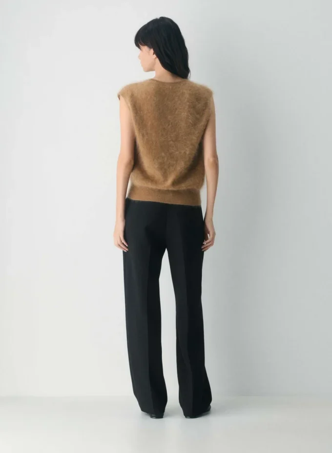 Brushed Cashmere Sweater Vest