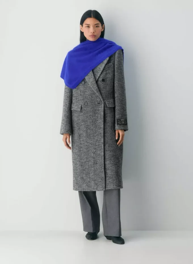 Brushed Cashmere Triangle Scarf