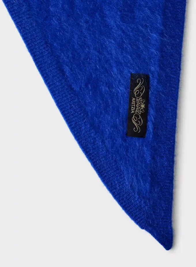 Brushed Cashmere Triangle Scarf