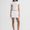 Bubbly Poplin Mini Skirt