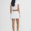 Bubbly Poplin Mini Skirt