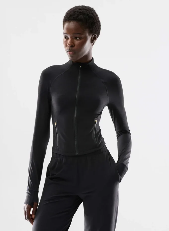 BUTTER Distance Waist Zip Up