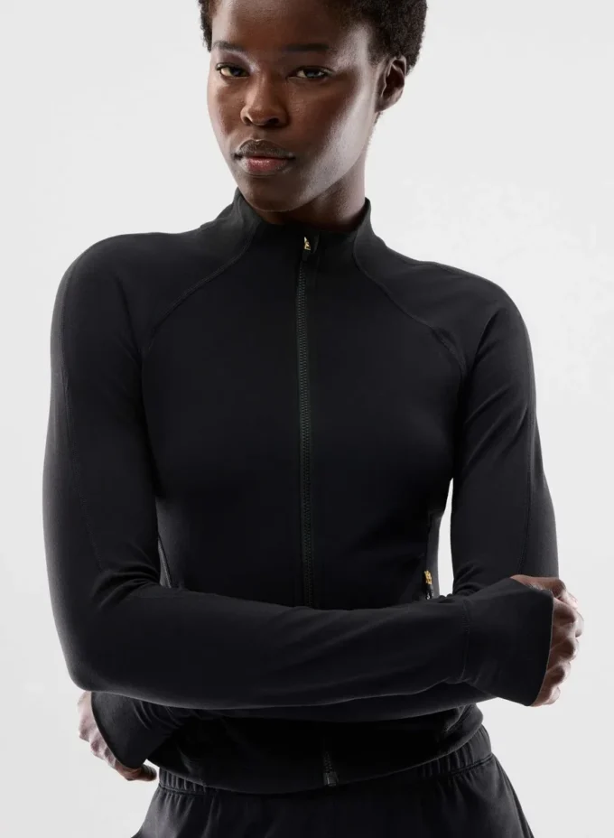 BUTTER Distance Waist Zip Up