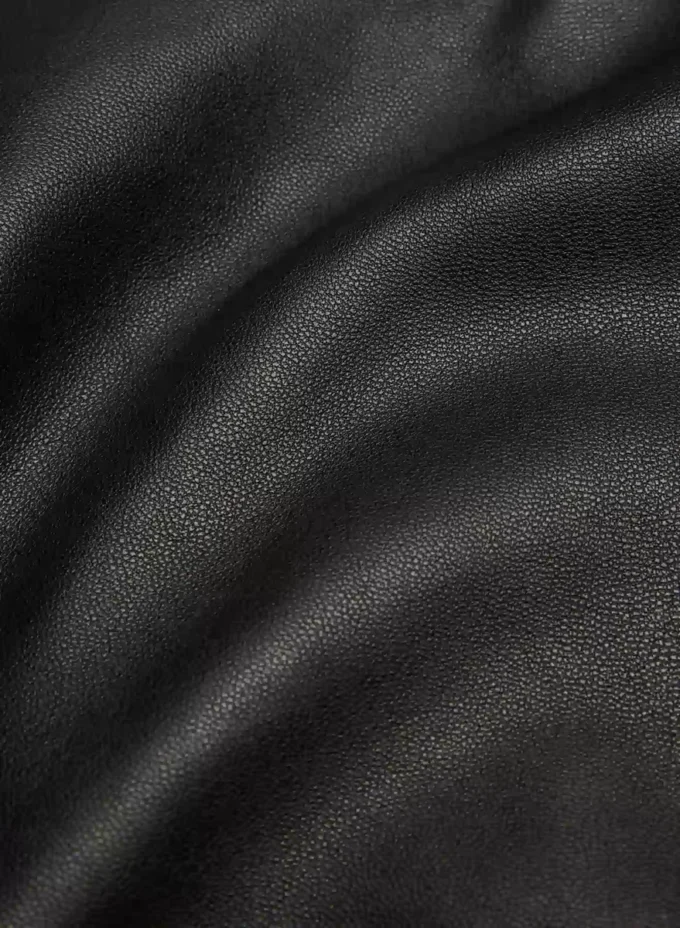 Calle Leather Aviator Jacket