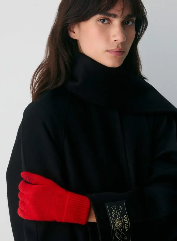Cashmere Cuffed Tech Gloves